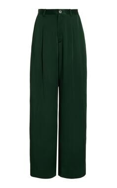 Lapointe Satin Green Wide Leg Pants Size 0 US